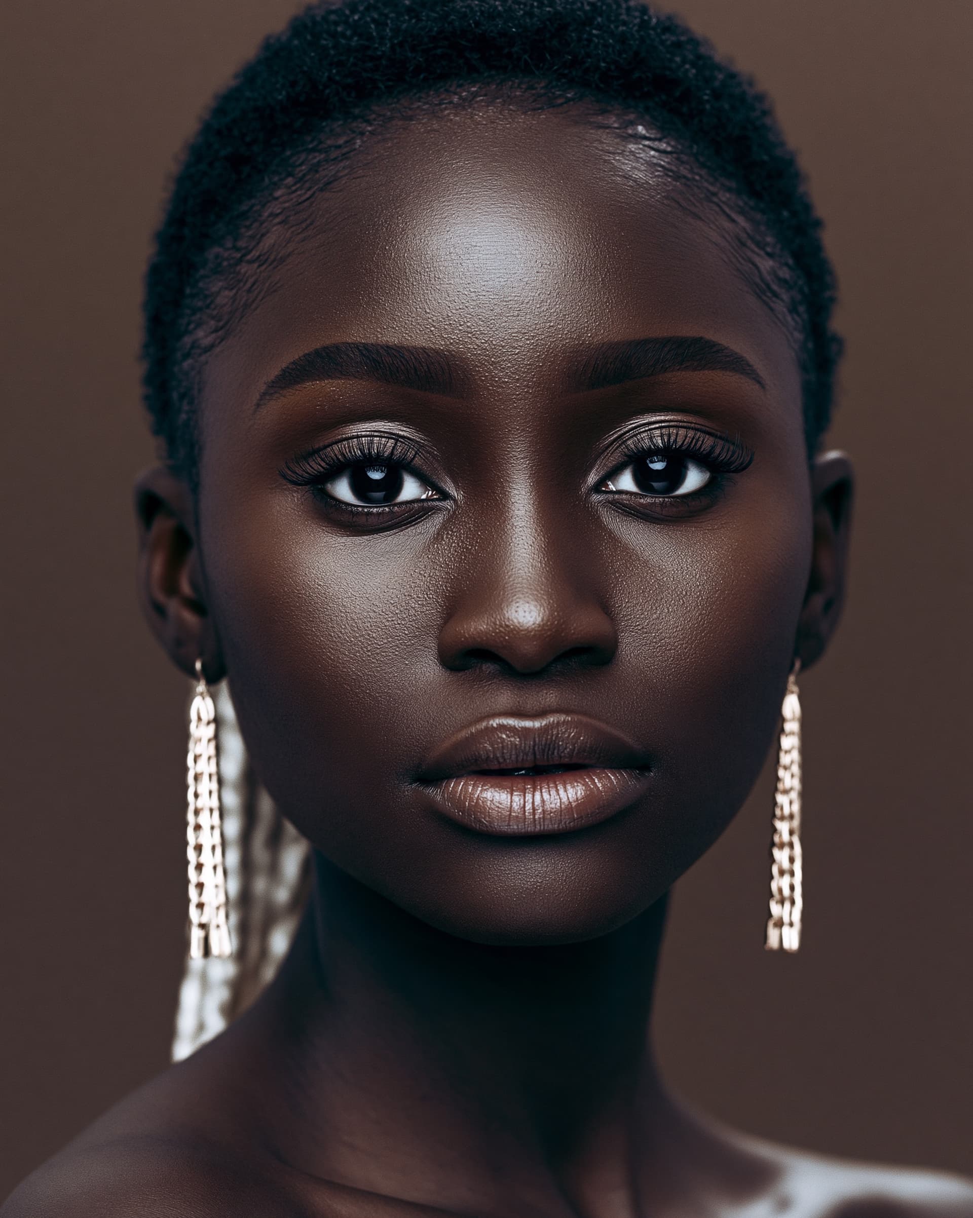 Studio beauty portrait photography — professional headshot style